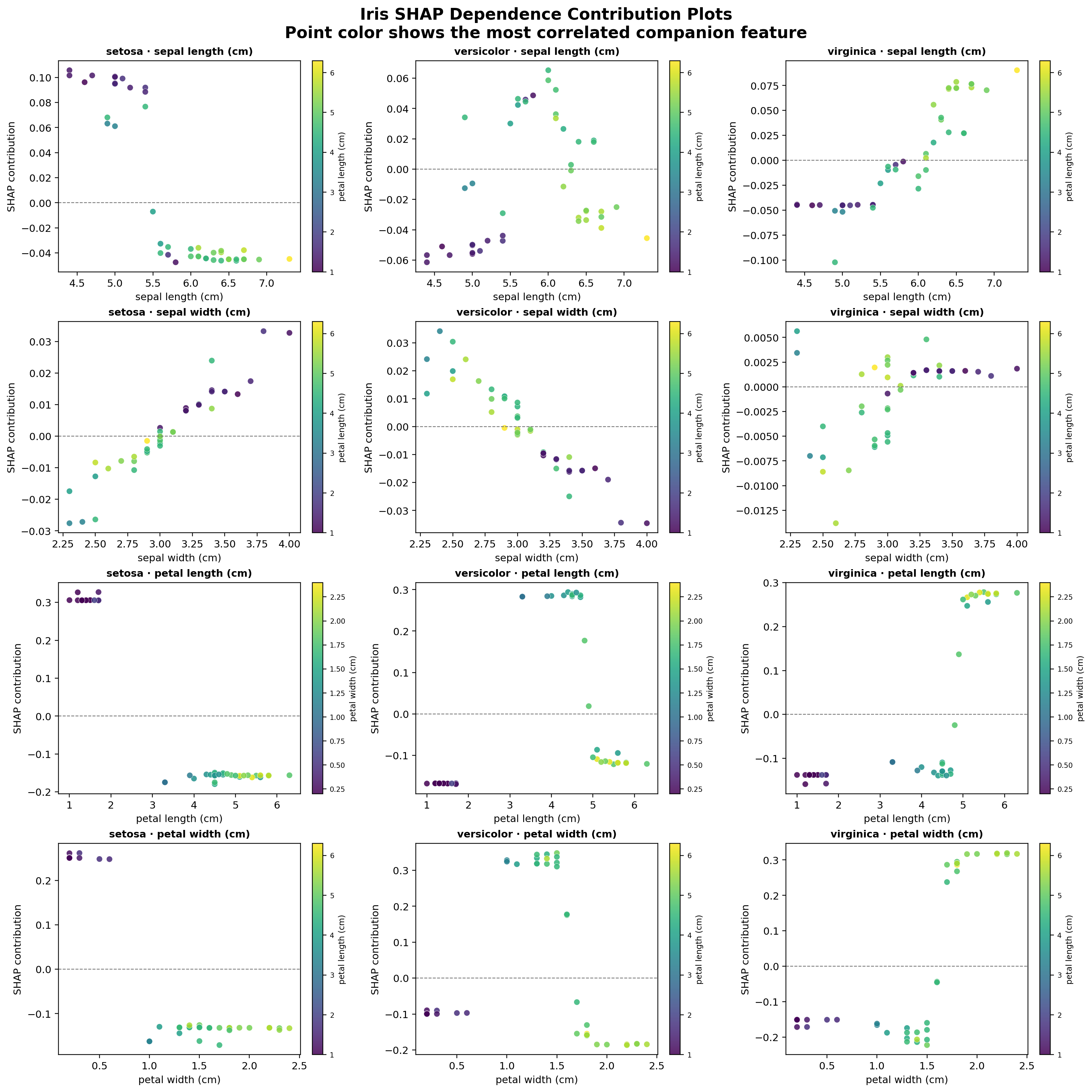 SHAP Dependence Contribution Plot
