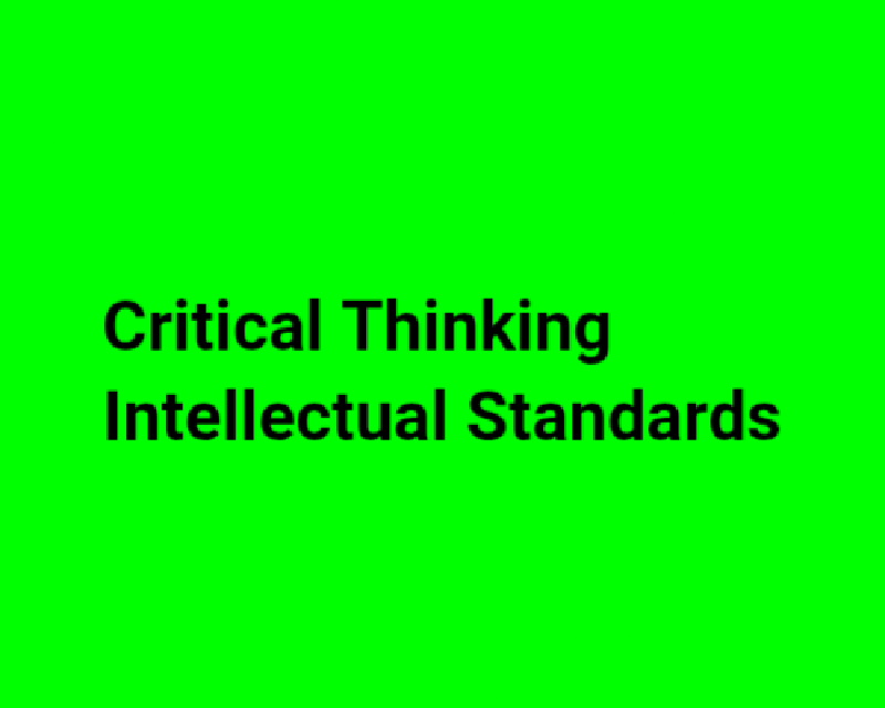 Featured image of post Critical Thinking Intellectual Standardsについて